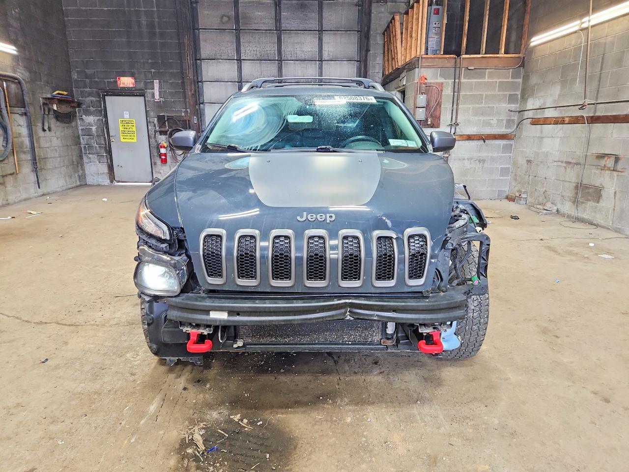 2017 Jeep Cherokee Trailhawk Угольный vin: 1C4PJMBS1HW506804