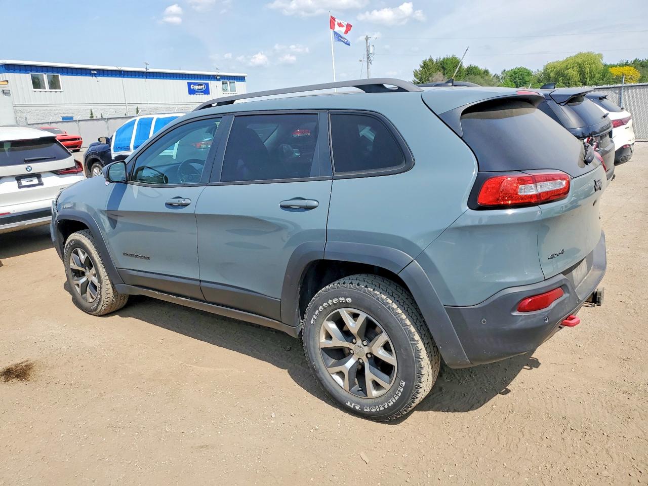 2014 Jeep Cherokee Trailhawk Gray vin: 1C4PJMBS2EW134501