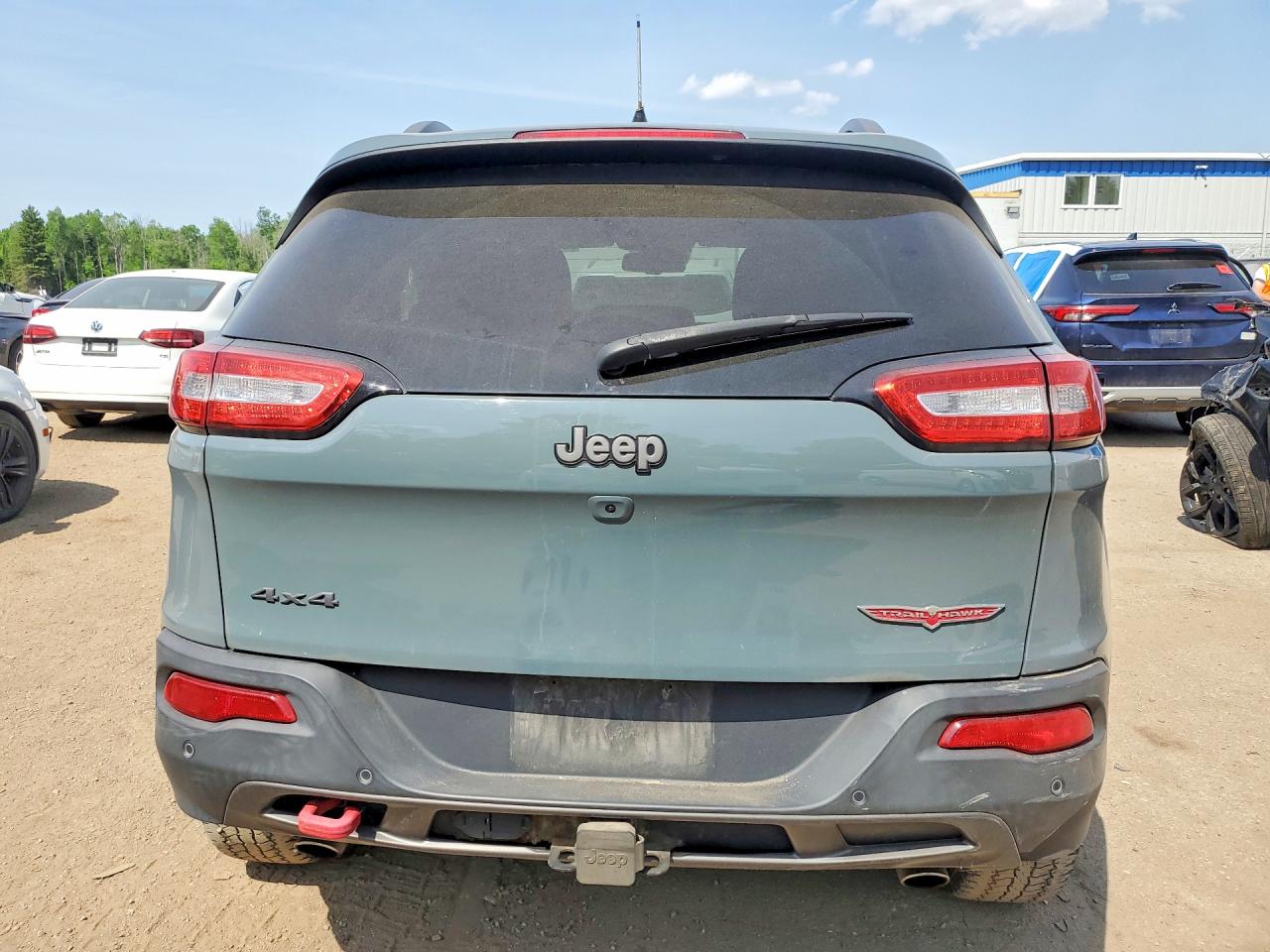 2014 Jeep Cherokee Trailhawk Gray vin: 1C4PJMBS2EW134501