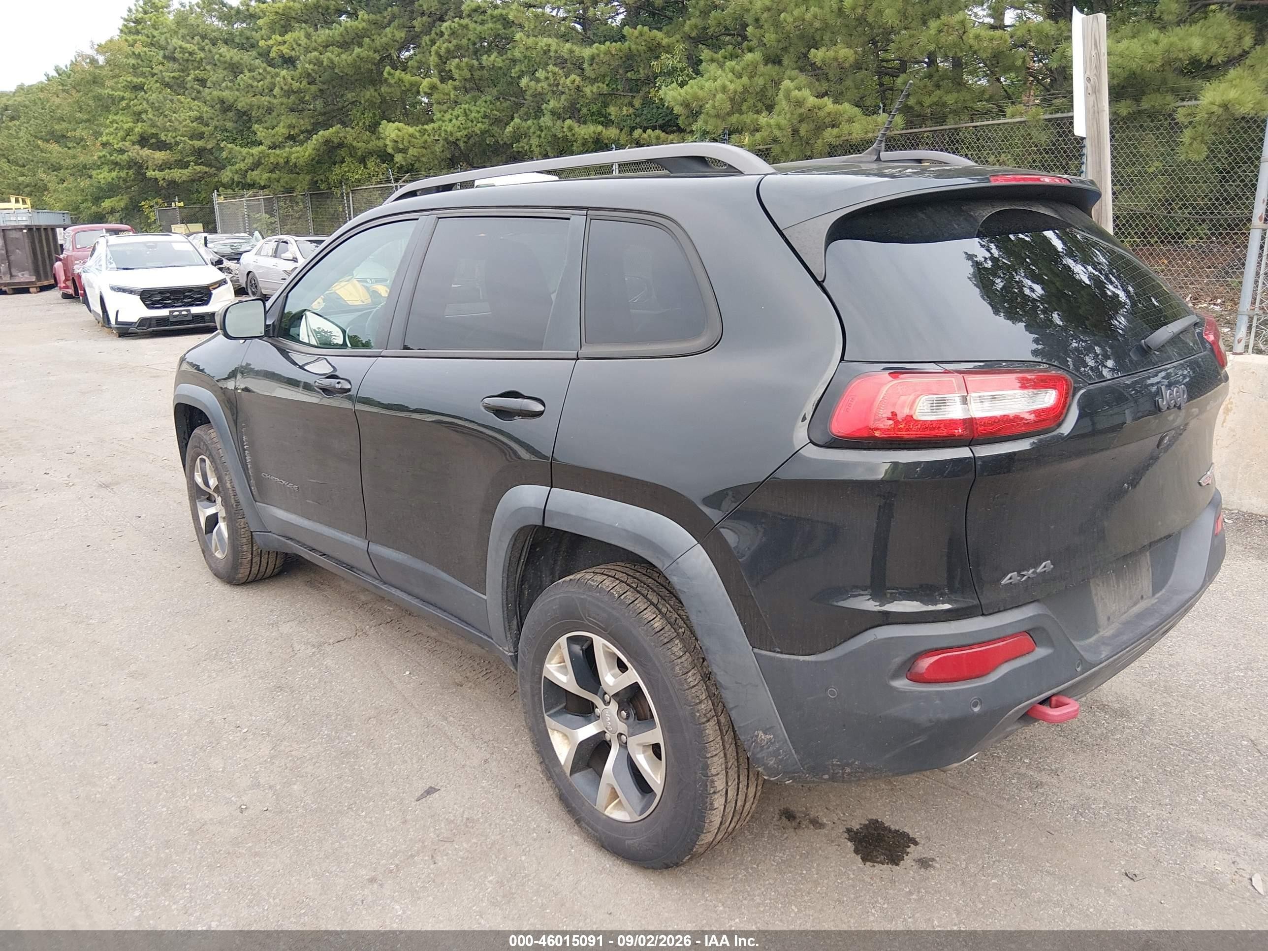 2014 Jeep Cherokee Trailhawk Black vin: 1C4PJMBS2EW161469