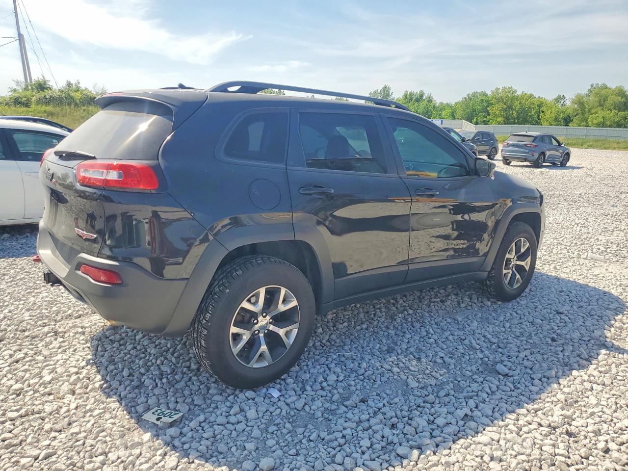 2014 Jeep Cherokee Trailhawk Black vin: 1C4PJMBS2EW184167