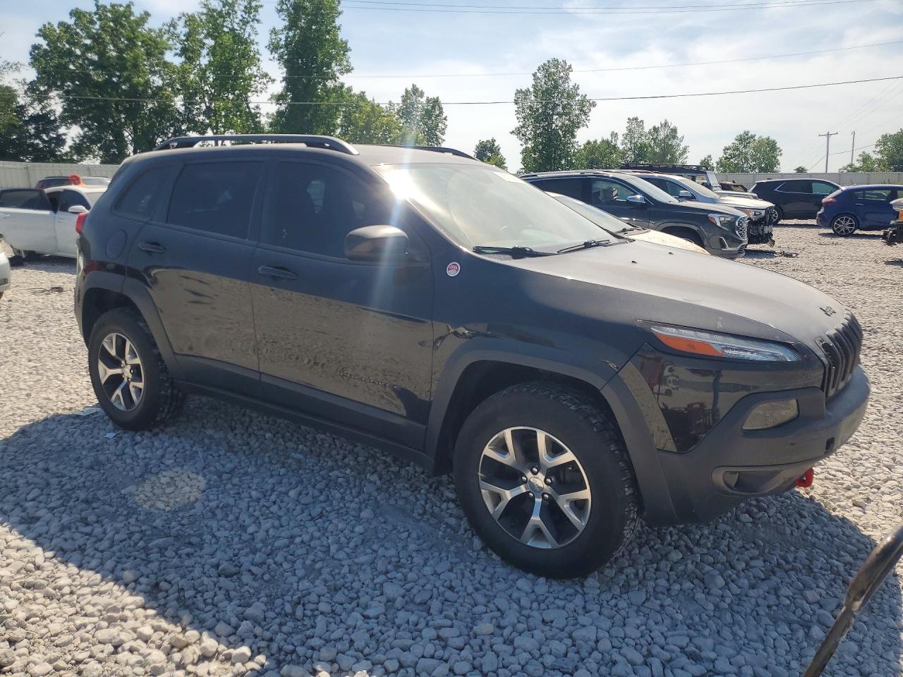 2014 Jeep Cherokee Trailhawk Black vin: 1C4PJMBS2EW184167