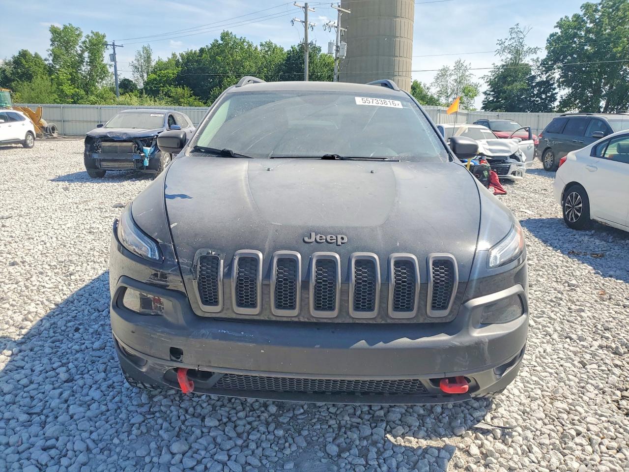2014 Jeep Cherokee Trailhawk Black vin: 1C4PJMBS2EW184167