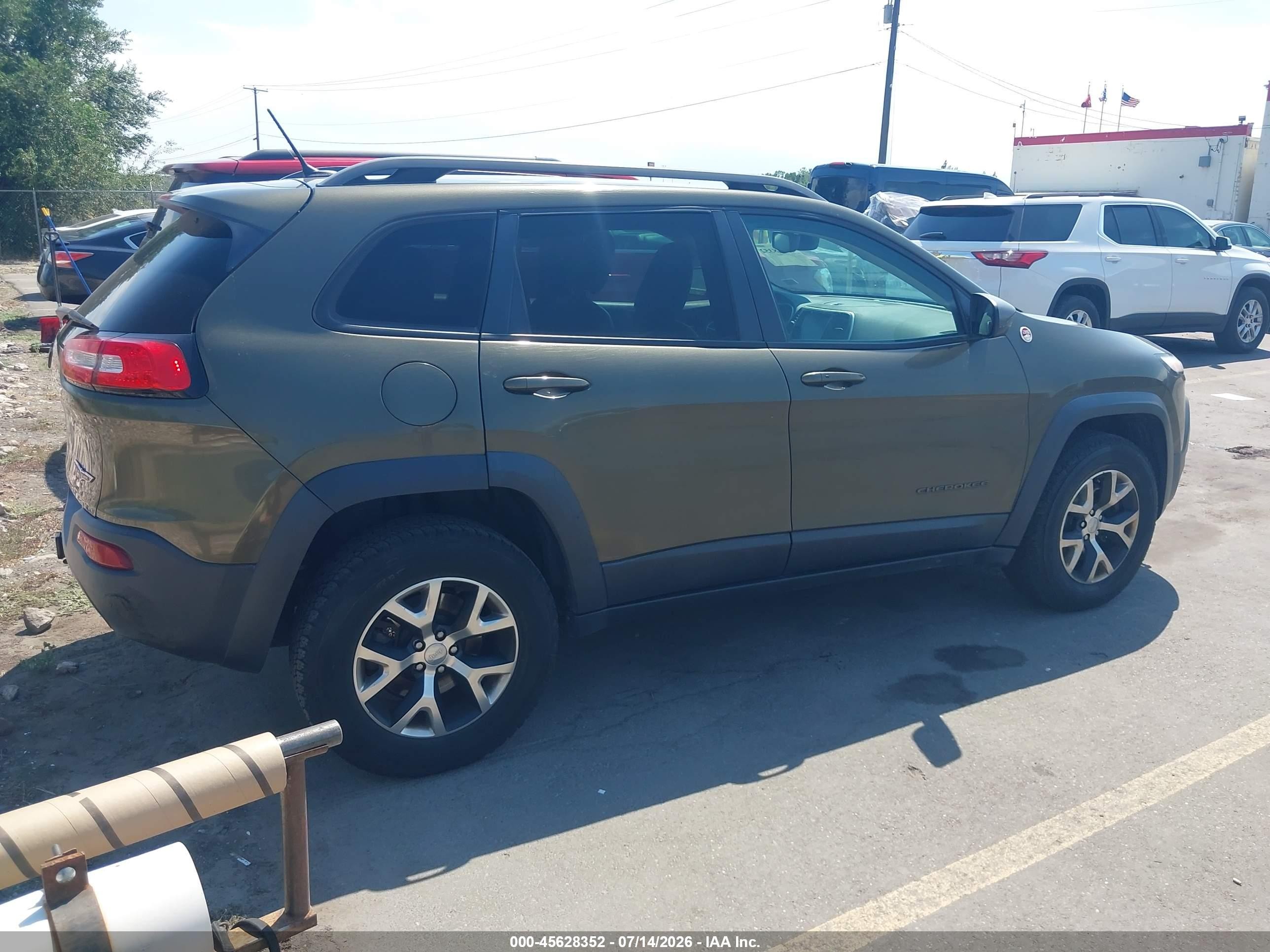 2014 Jeep Cherokee Trailhawk Black vin: 1C4PJMBS2EW215904