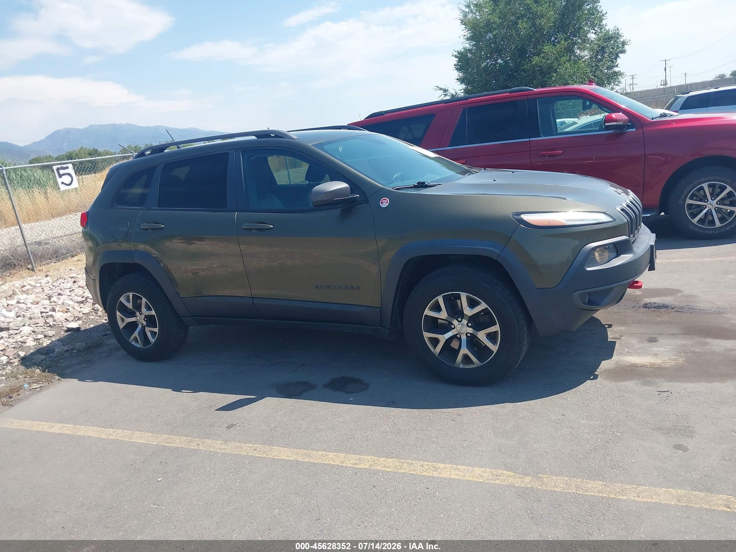 2014 Jeep Cherokee Trailhawk Black vin: 1C4PJMBS2EW215904