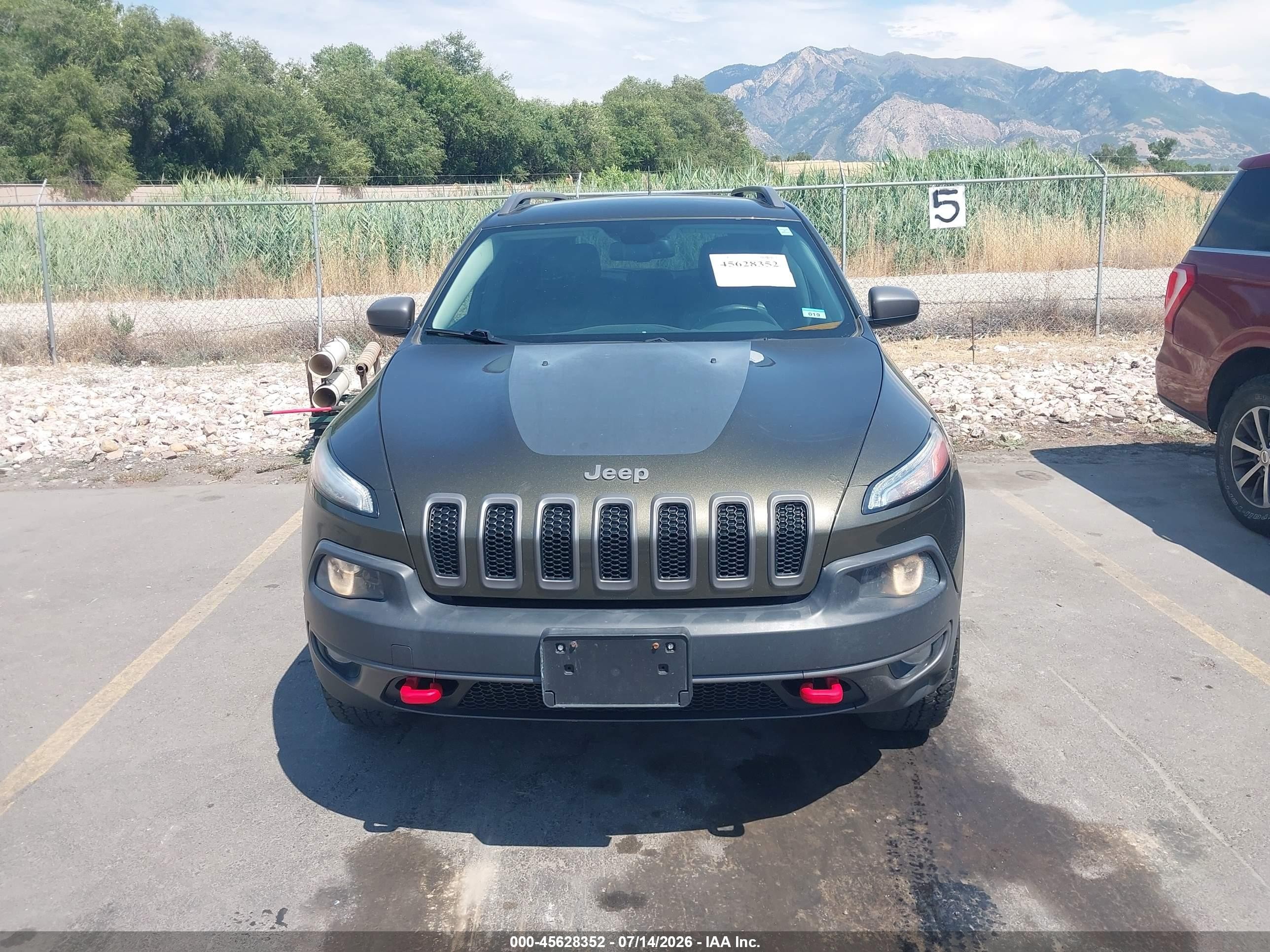 2014 Jeep Cherokee Trailhawk Black vin: 1C4PJMBS2EW215904