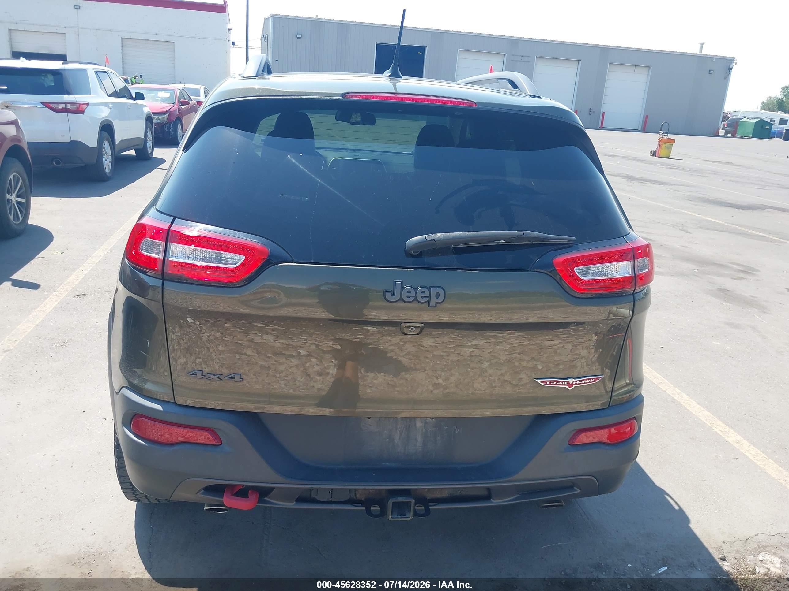 2014 Jeep Cherokee Trailhawk Black vin: 1C4PJMBS2EW215904