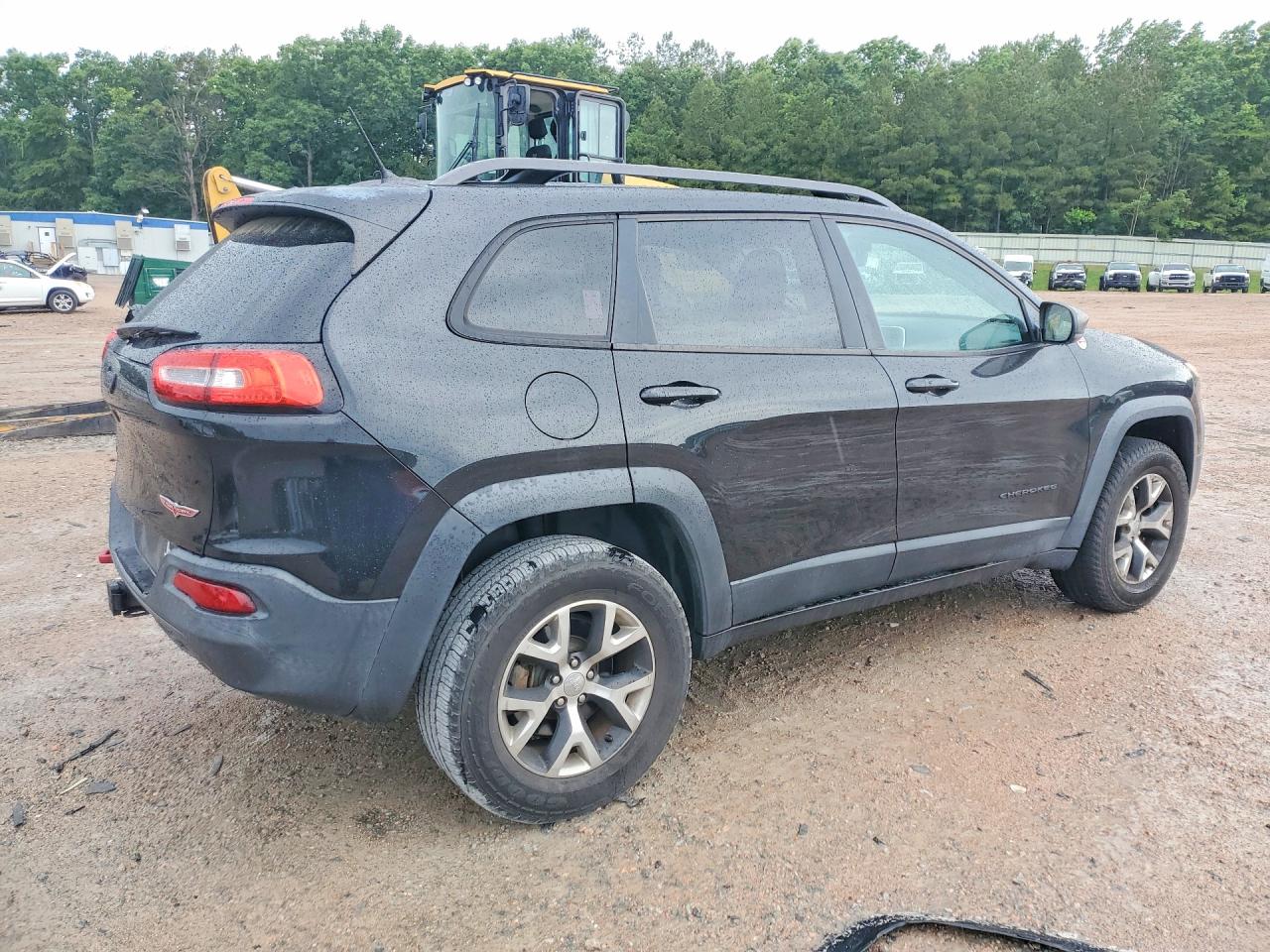 2015 Jeep Cherokee Trailhawk Black vin: 1C4PJMBS2FW511216