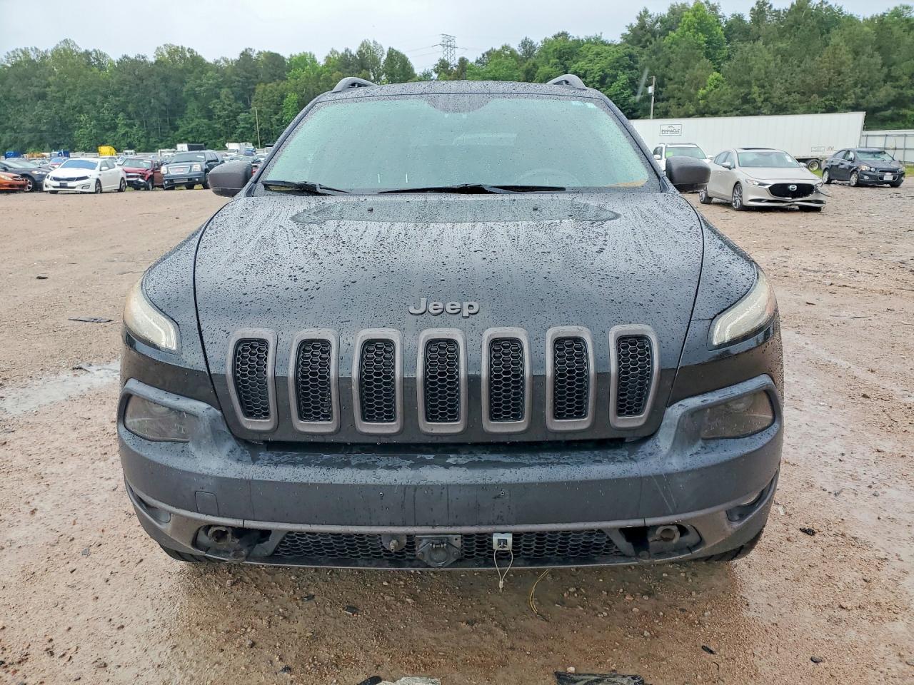 2015 Jeep Cherokee Trailhawk Black vin: 1C4PJMBS2FW511216
