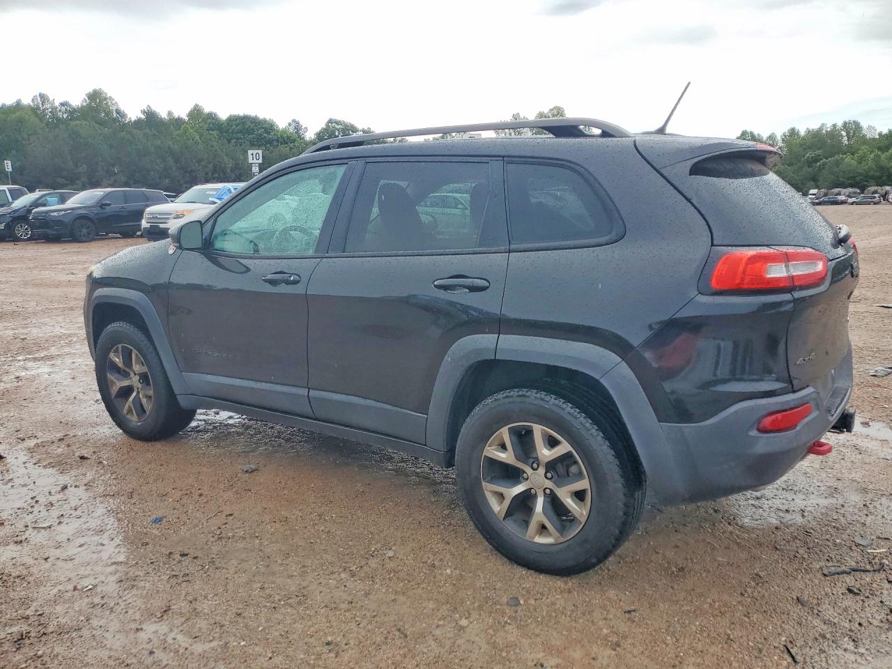 2015 Jeep Cherokee Trailhawk Black vin: 1C4PJMBS2FW511216
