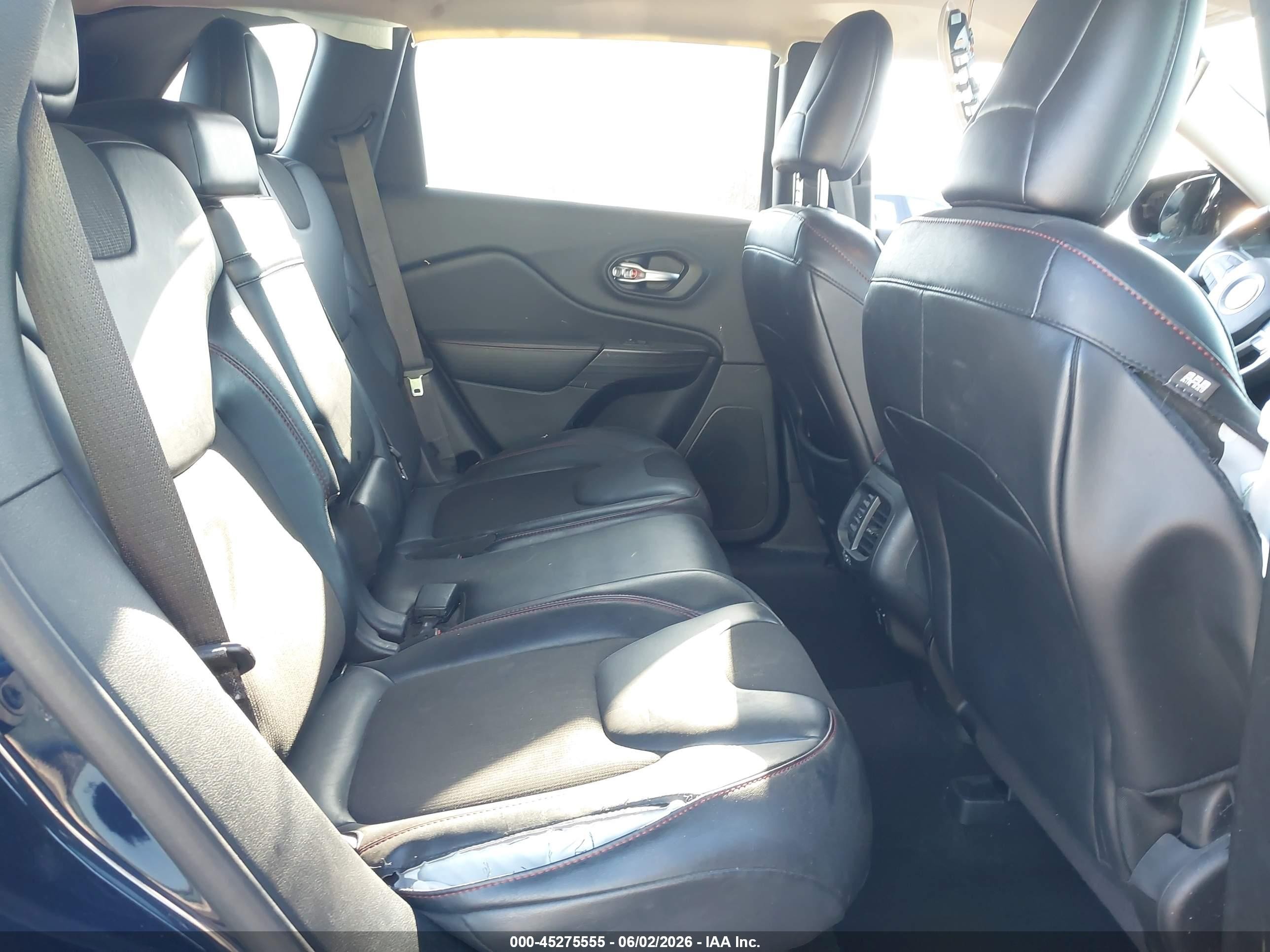 2015 Jeep Cherokee Trailhawk Dark Blue vin: 1C4PJMBS2FW544183