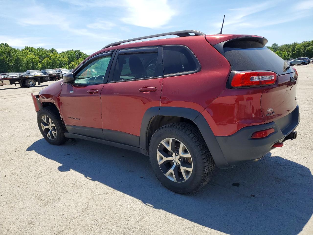 2016 Jeep Cherokee Trailhawk Красный vin: 1C4PJMBS2GW179067