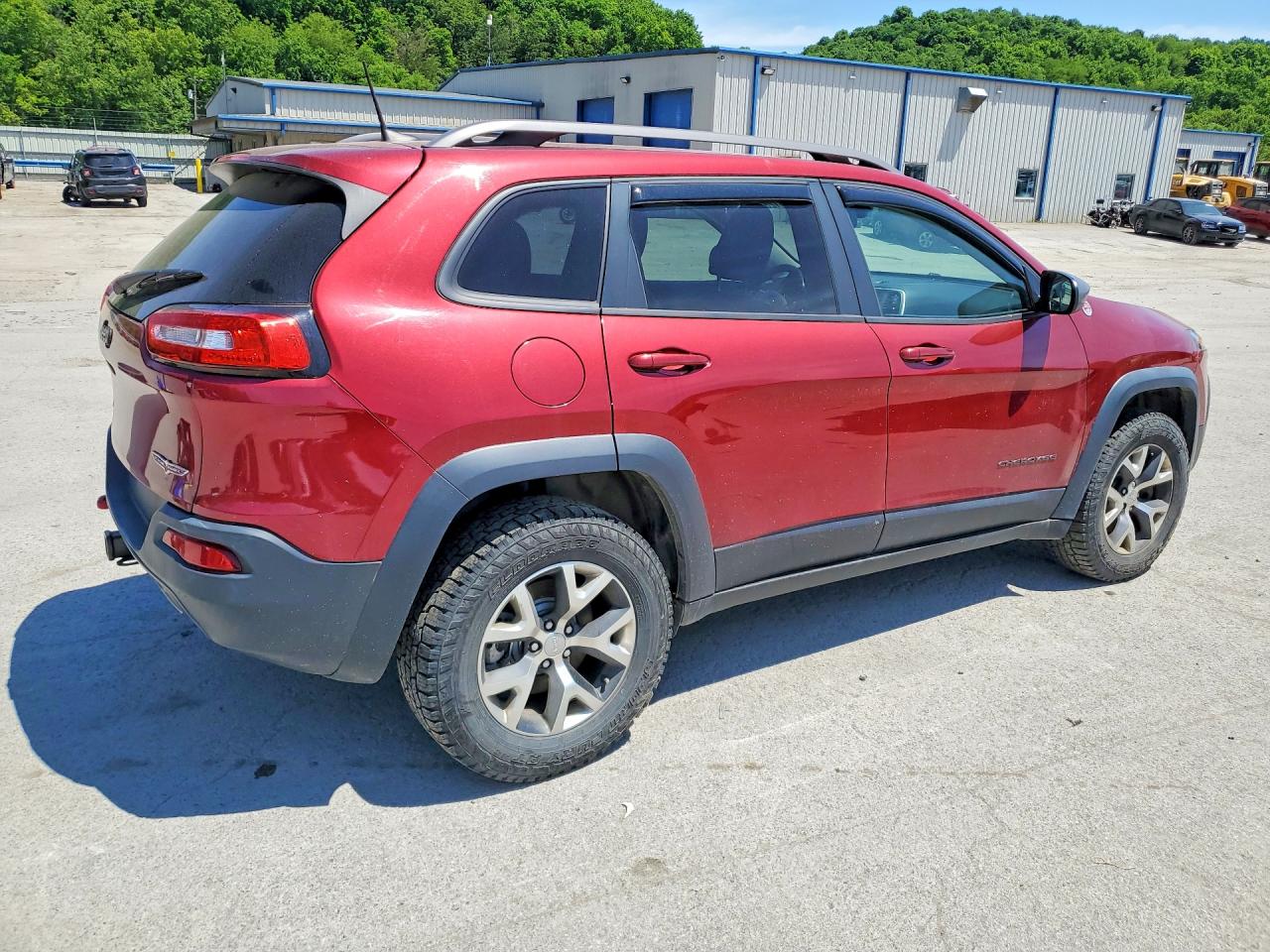 2016 Jeep Cherokee Trailhawk Красный vin: 1C4PJMBS2GW179067