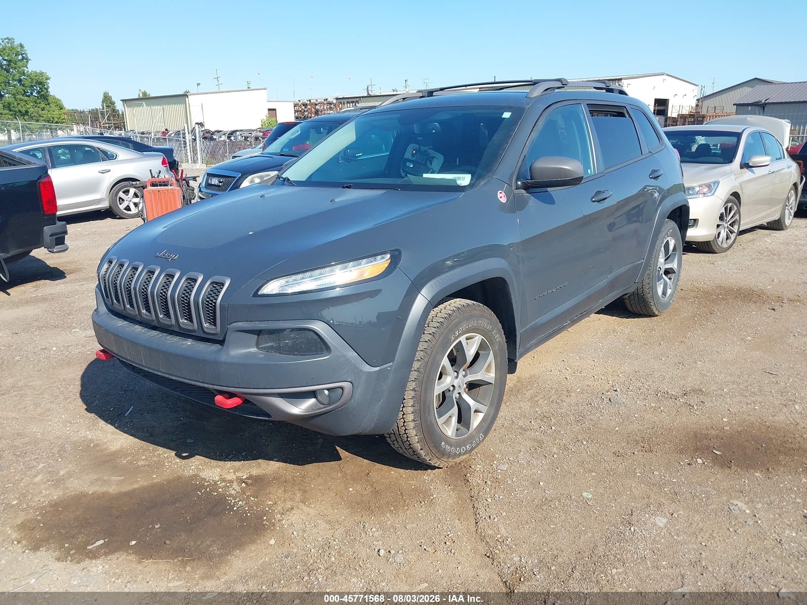 2016 Jeep Cherokee Trailhawk Black vin: 1C4PJMBS2GW242121