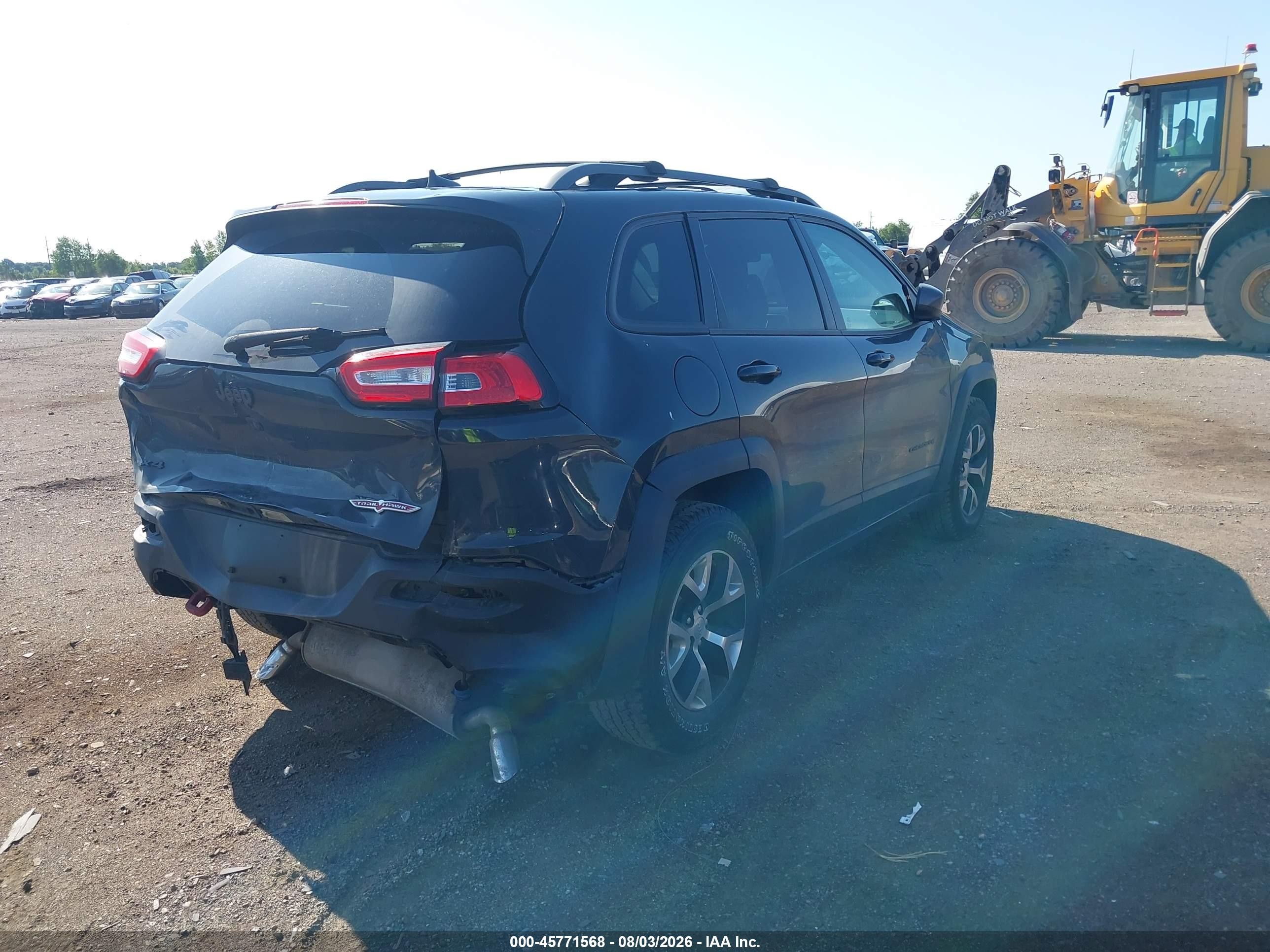2016 Jeep Cherokee Trailhawk Black vin: 1C4PJMBS2GW242121