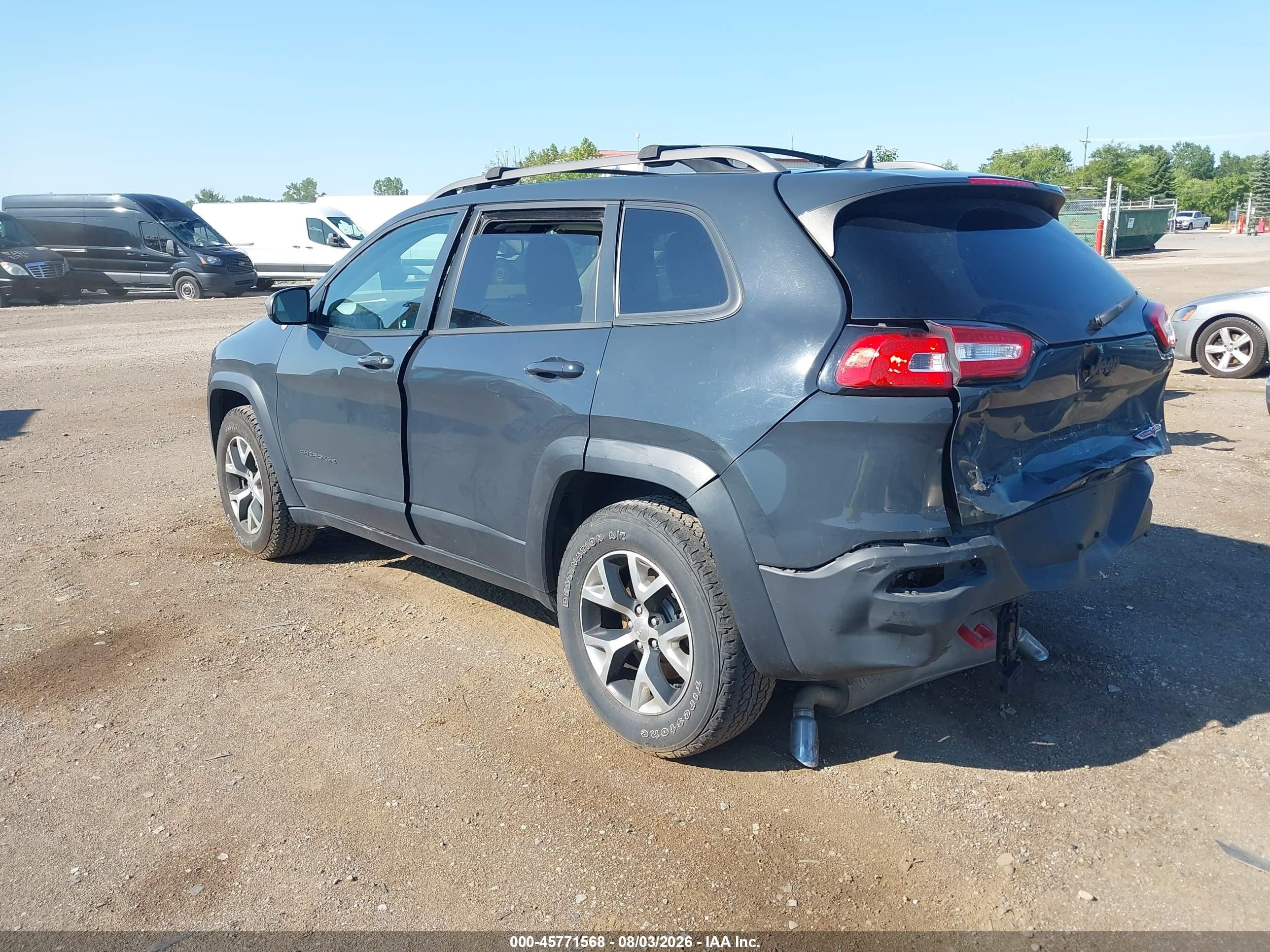 2016 Jeep Cherokee Trailhawk Black vin: 1C4PJMBS2GW242121