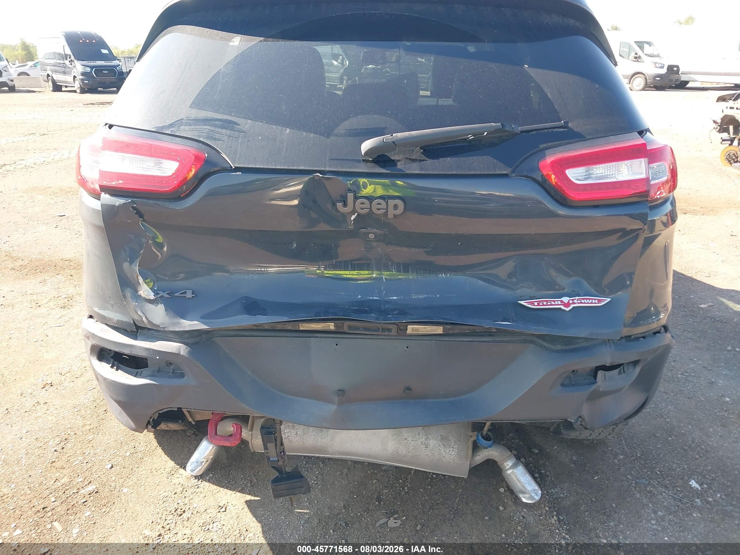 2016 Jeep Cherokee Trailhawk Black vin: 1C4PJMBS2GW242121