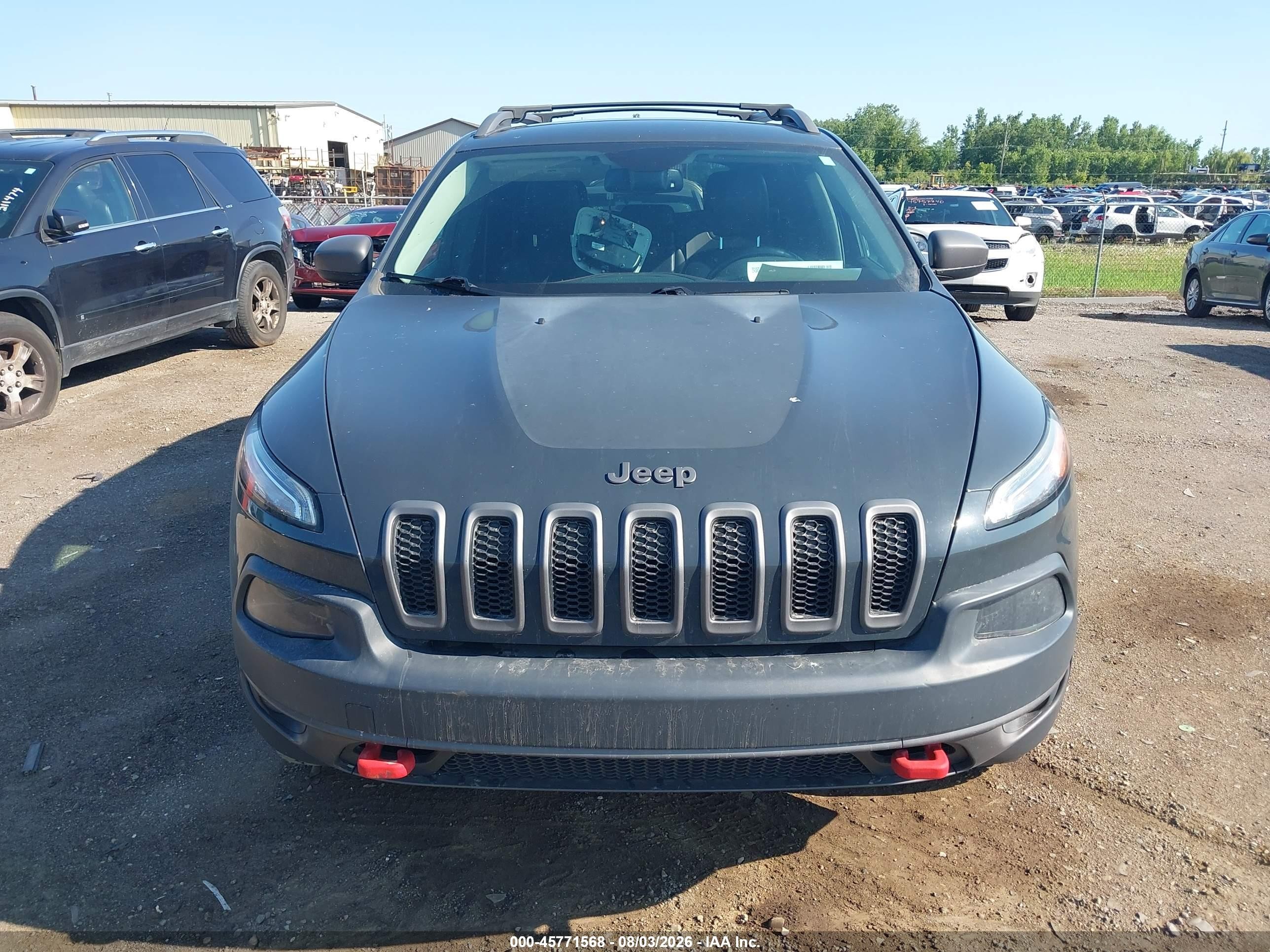 2016 Jeep Cherokee Trailhawk Black vin: 1C4PJMBS2GW242121