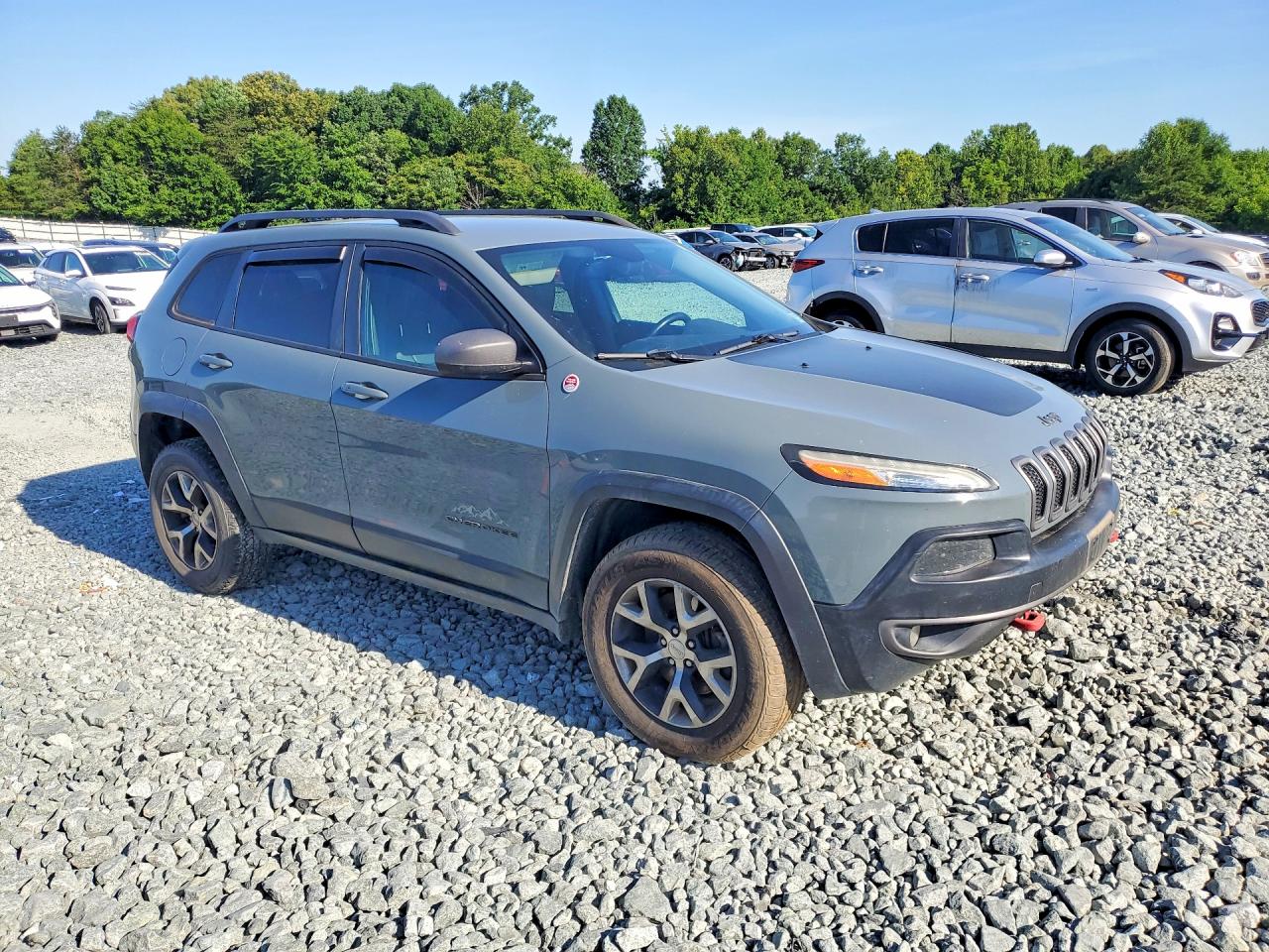 2014 Jeep Cherokee Trailhawk Серый vin: 1C4PJMBS3EW134524