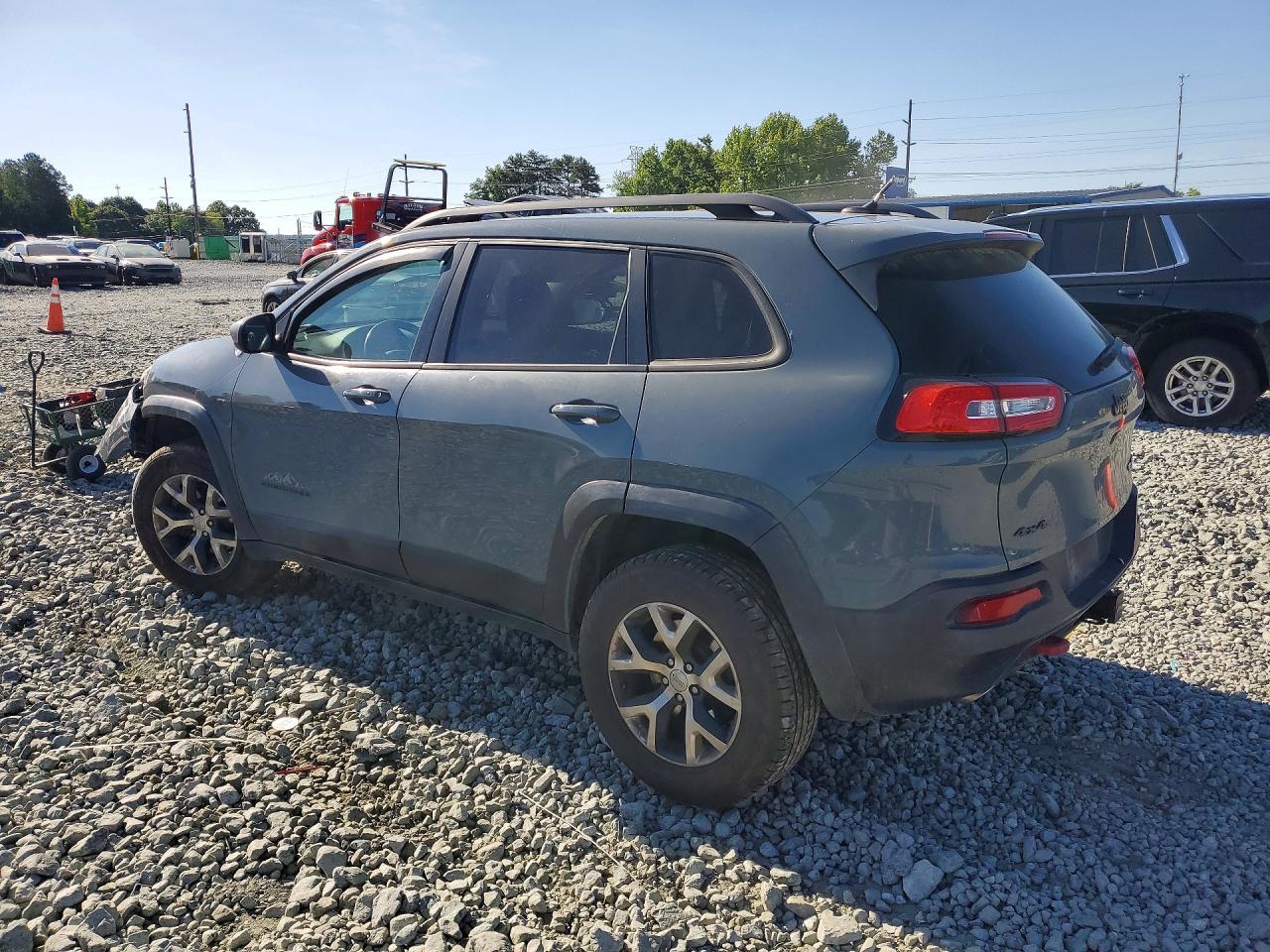 2014 Jeep Cherokee Trailhawk Серый vin: 1C4PJMBS3EW134524