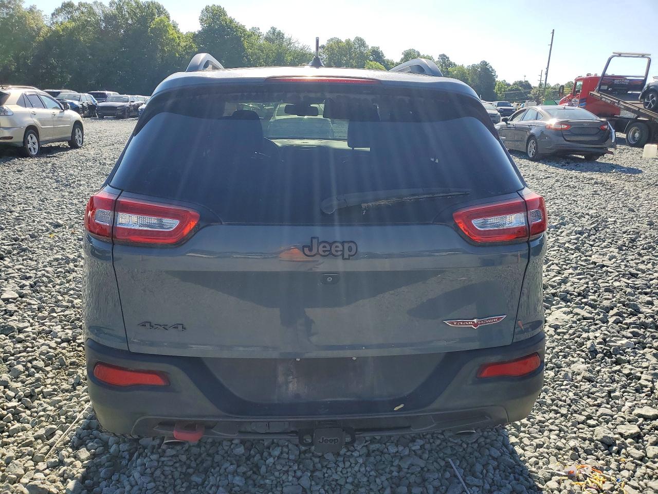 2014 Jeep Cherokee Trailhawk Серый vin: 1C4PJMBS3EW134524