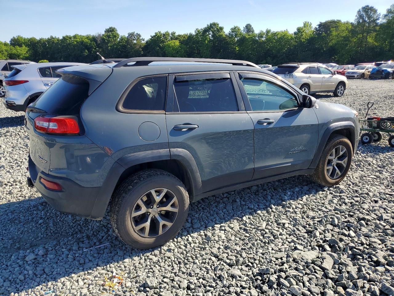 2014 Jeep Cherokee Trailhawk Серый vin: 1C4PJMBS3EW134524