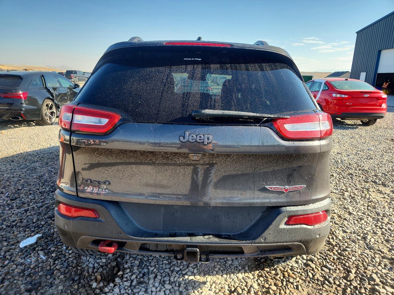 2014 Jeep Cherokee Trailhawk Gray vin: 1C4PJMBS3EW240262
