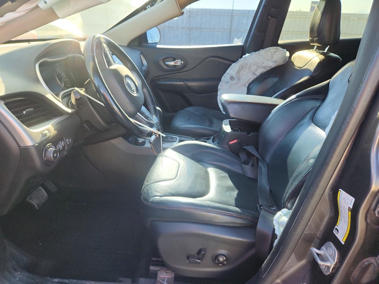 2014 Jeep Cherokee Trailhawk Gray vin: 1C4PJMBS3EW240262