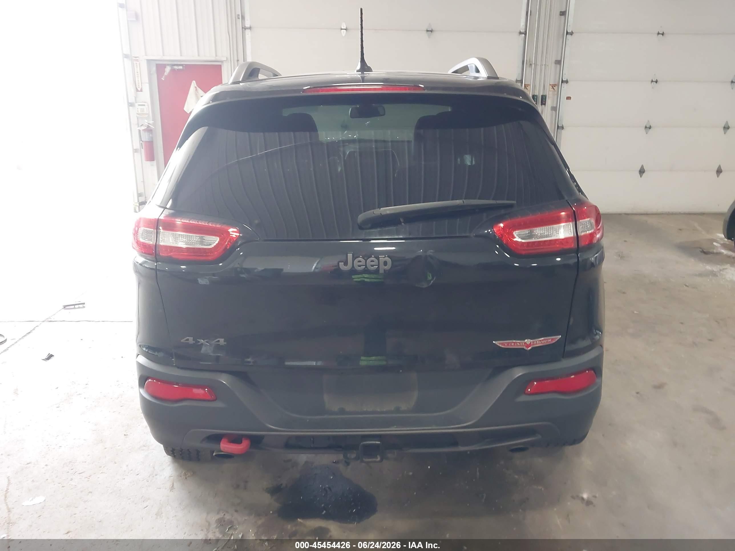 2014 Jeep Cherokee Trailhawk Black vin: 1C4PJMBS3EW275884