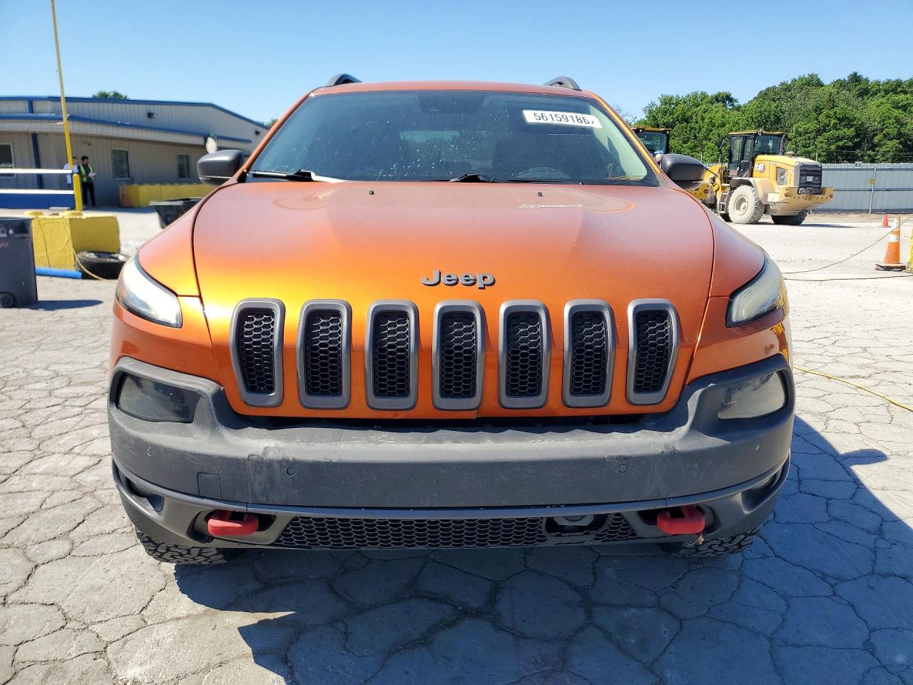 2015 Jeep Cherokee Trailhawk Orange vin: 1C4PJMBS3FW558173