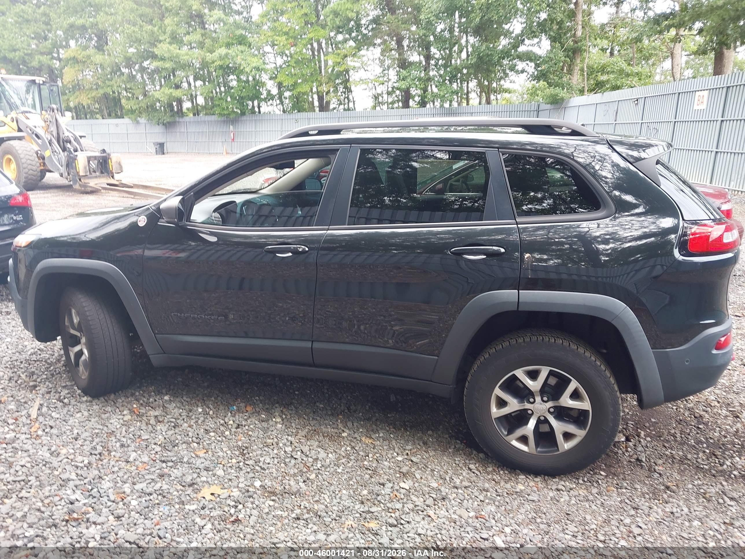 2015 Jeep Cherokee Trailhawk Black vin: 1C4PJMBS3FW717354