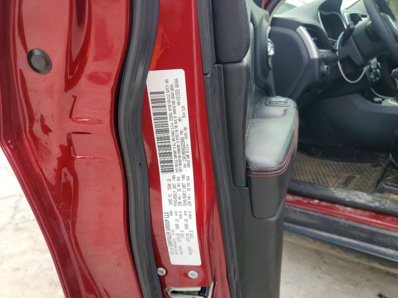2014 Jeep Cheeroke Красный vin: 1C4PJMBS4EW223003