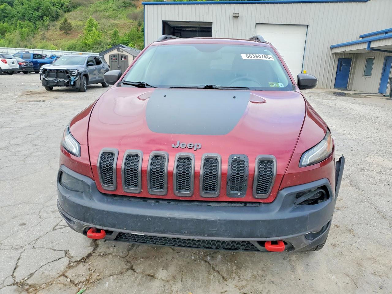 2014 Jeep Cheeroke Красный vin: 1C4PJMBS4EW223003