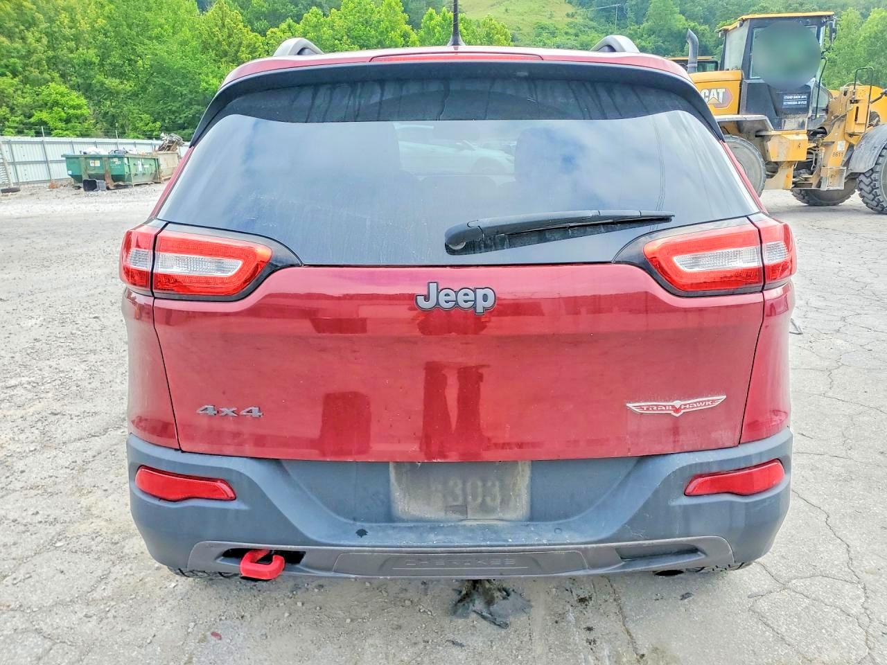 2014 Jeep Cheeroke Красный vin: 1C4PJMBS4EW223003