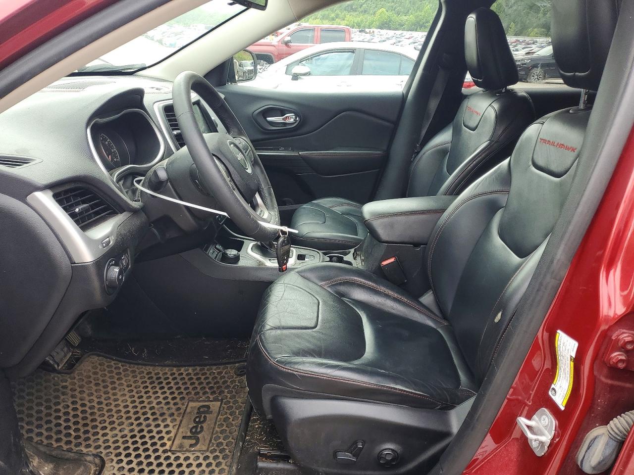 2014 Jeep Cheeroke Красный vin: 1C4PJMBS4EW223003