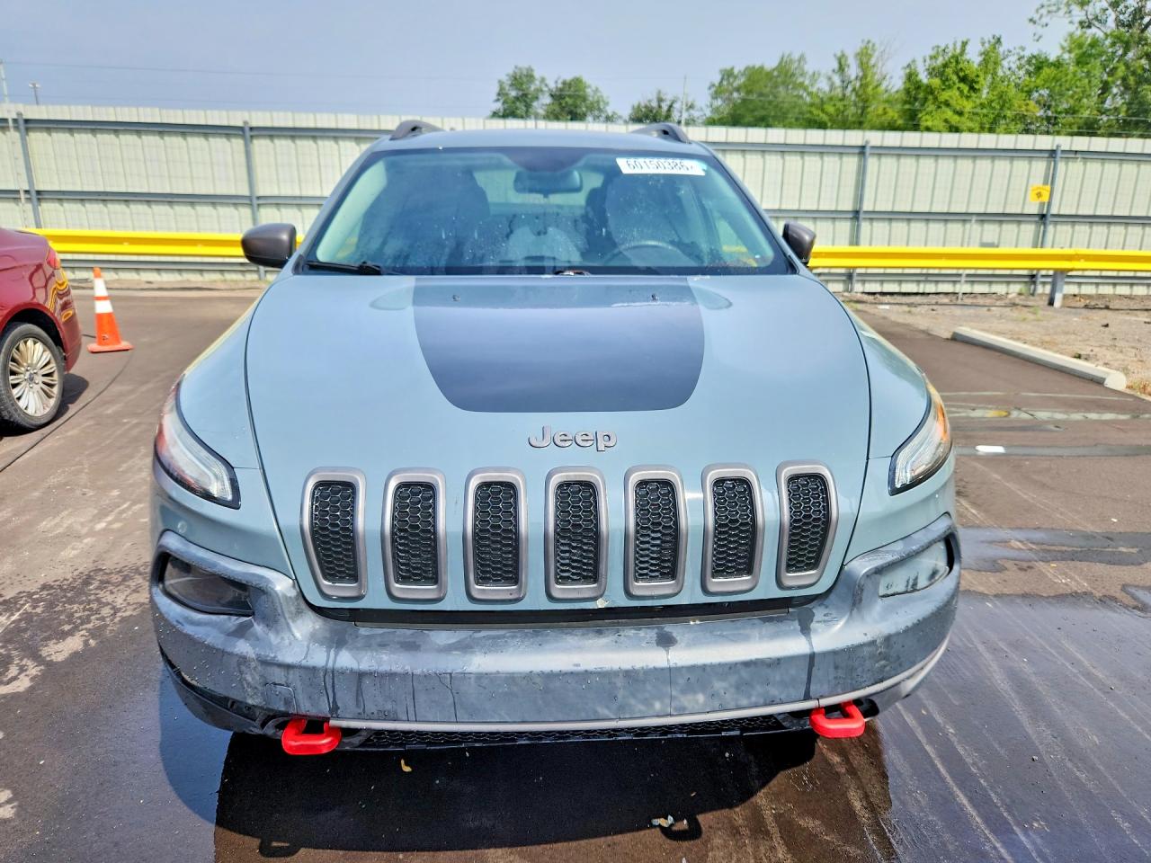 2014 Jeep Cherokee Trailhawk Teal vin: 1C4PJMBS4EW251917