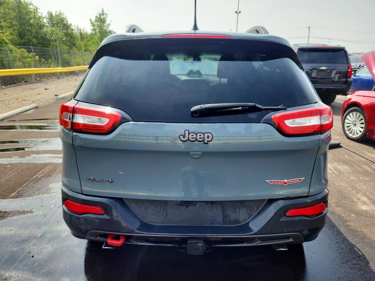 2014 Jeep Cherokee Trailhawk Teal vin: 1C4PJMBS4EW251917