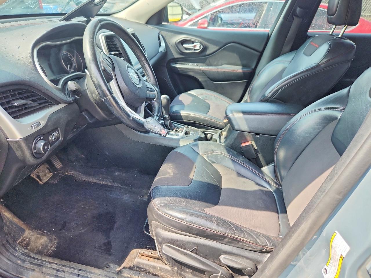 2014 Jeep Cherokee Trailhawk Teal vin: 1C4PJMBS4EW251917