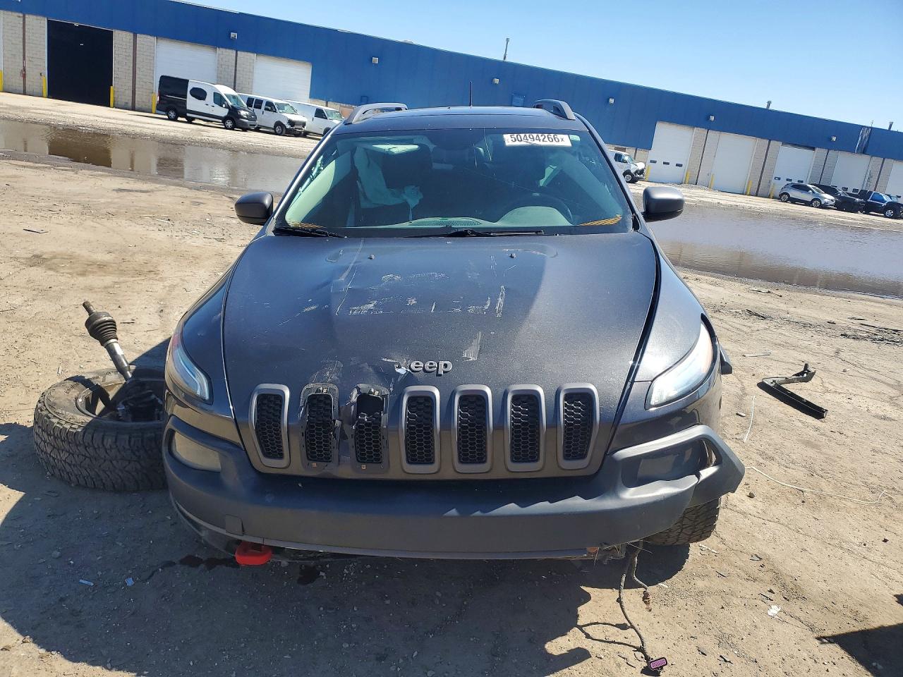 2014 Jeep Cherokee Trailhawk Серый vin: 1C4PJMBS4EW257474