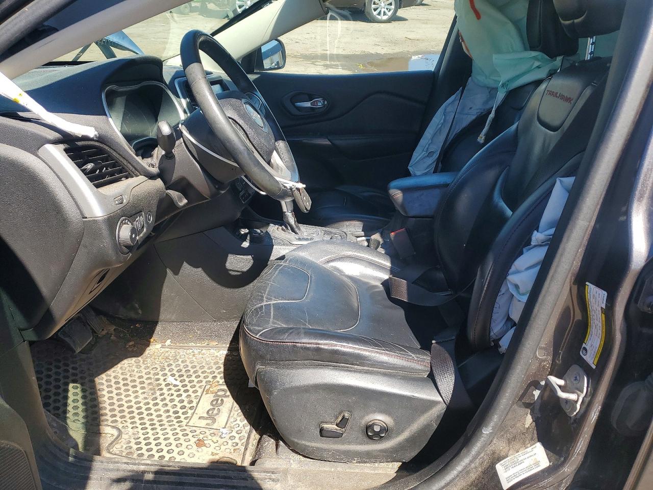 2014 Jeep Cherokee Trailhawk Серый vin: 1C4PJMBS4EW257474