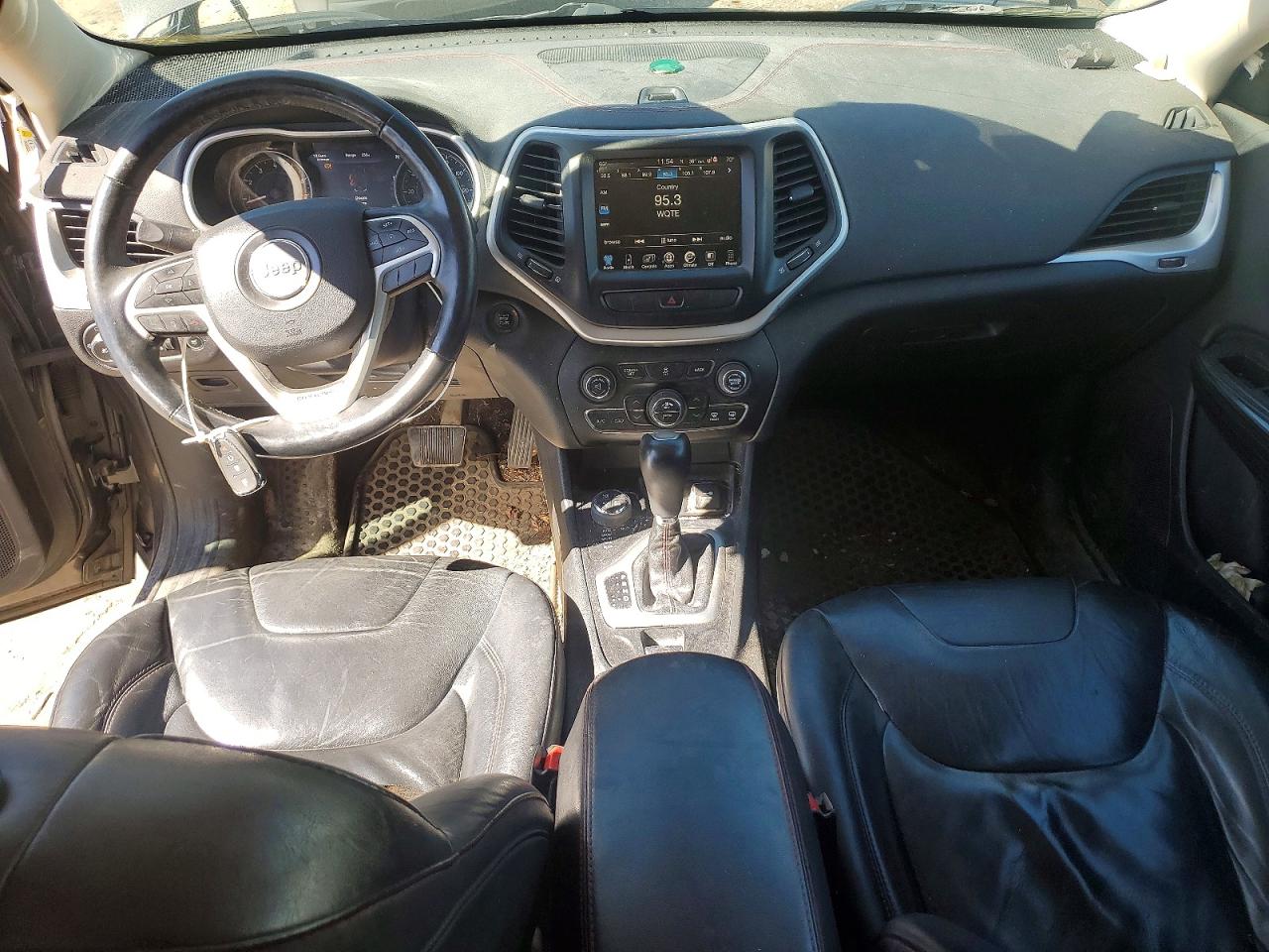 2014 Jeep Cherokee Trailhawk Серый vin: 1C4PJMBS4EW257474