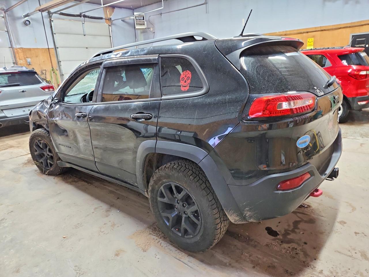 2014 Jeep Cherokee Trailhawk Black vin: 1C4PJMBS4EW304843