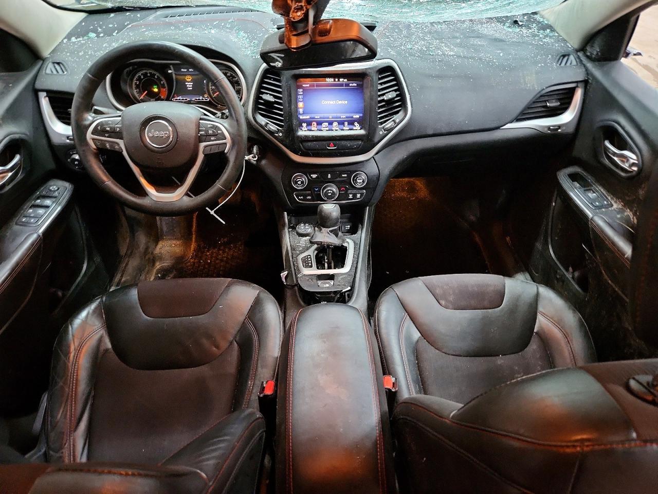 2014 Jeep Cherokee Trailhawk Black vin: 1C4PJMBS4EW304843
