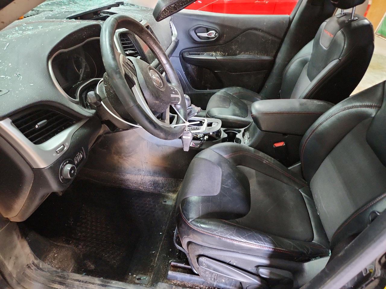 2014 Jeep Cherokee Trailhawk Black vin: 1C4PJMBS4EW304843