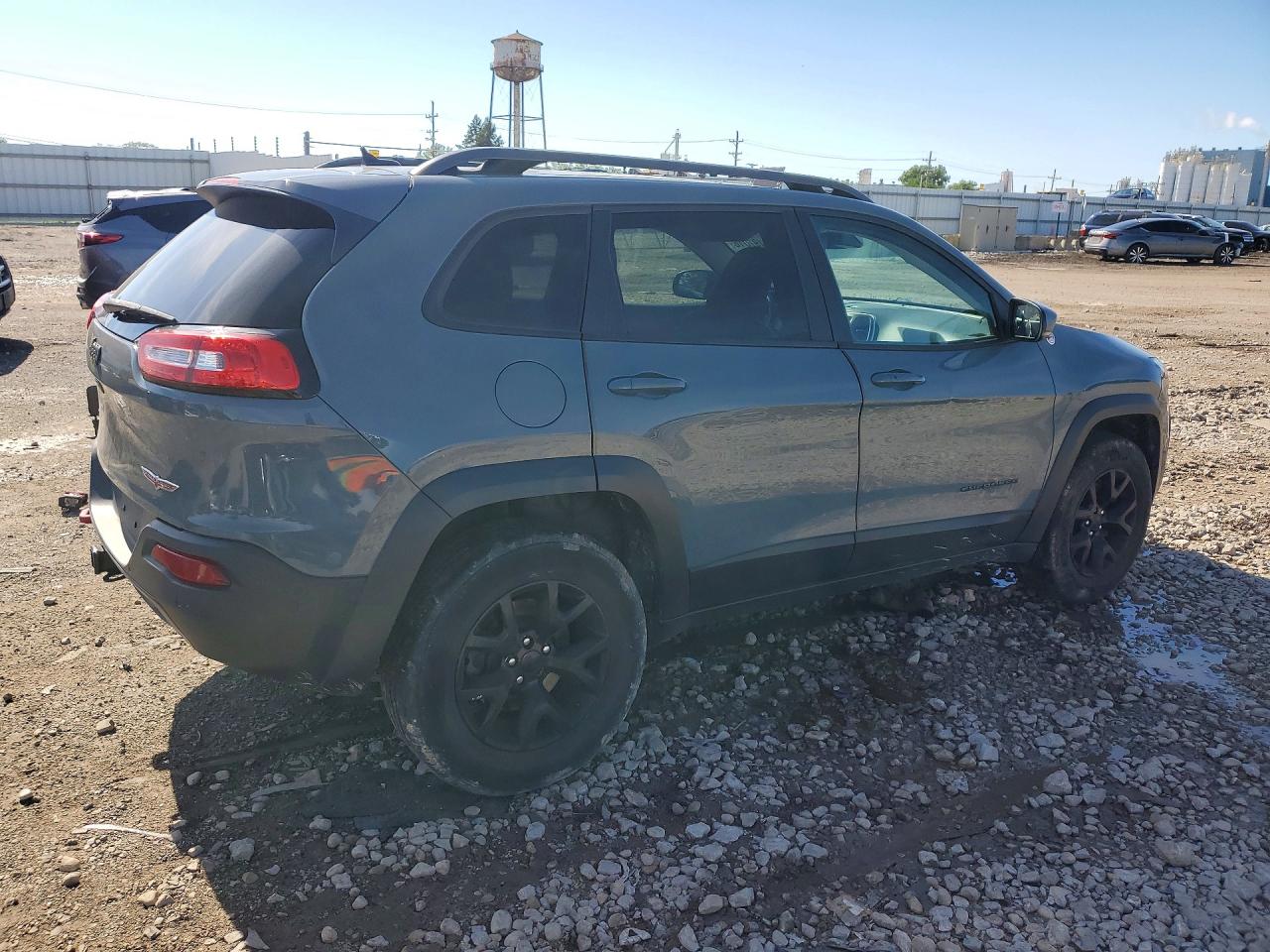 2015 Jeep Cherokee Trailhawk Серый vin: 1C4PJMBS4FW635441
