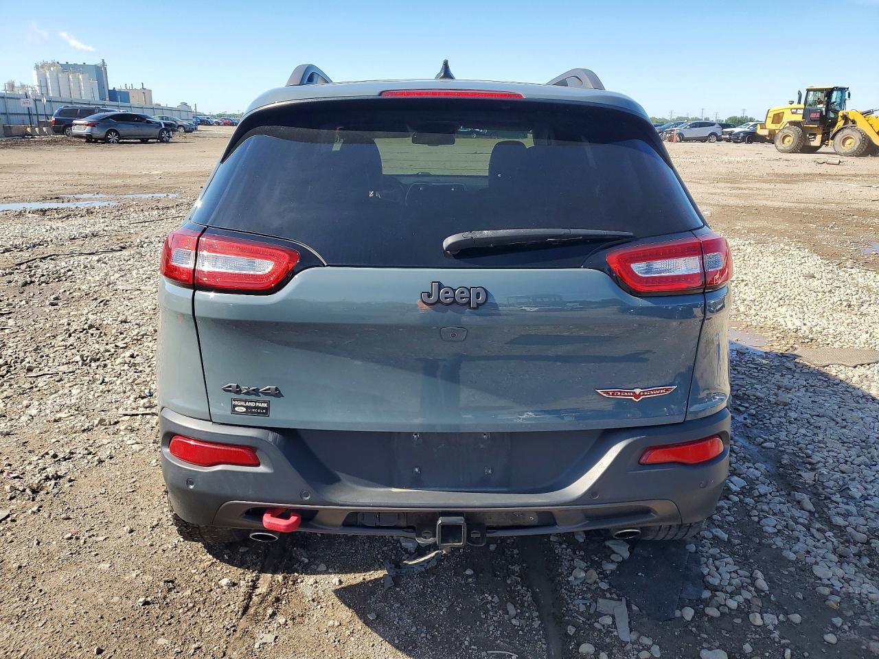 2015 Jeep Cherokee Trailhawk Серый vin: 1C4PJMBS4FW635441