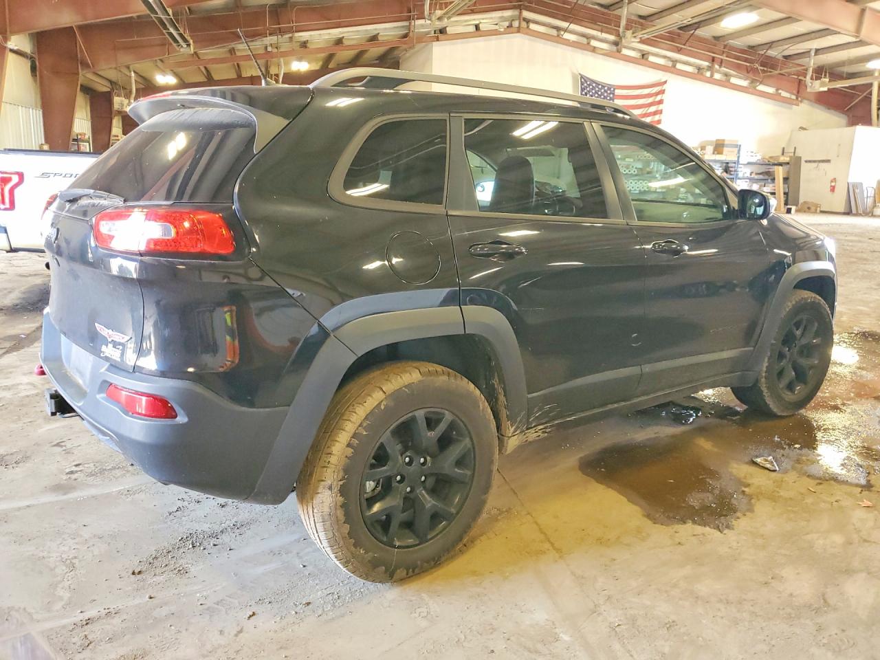 2015 Jeep Cherokee Trailhawk Black vin: 1C4PJMBS4FW647279