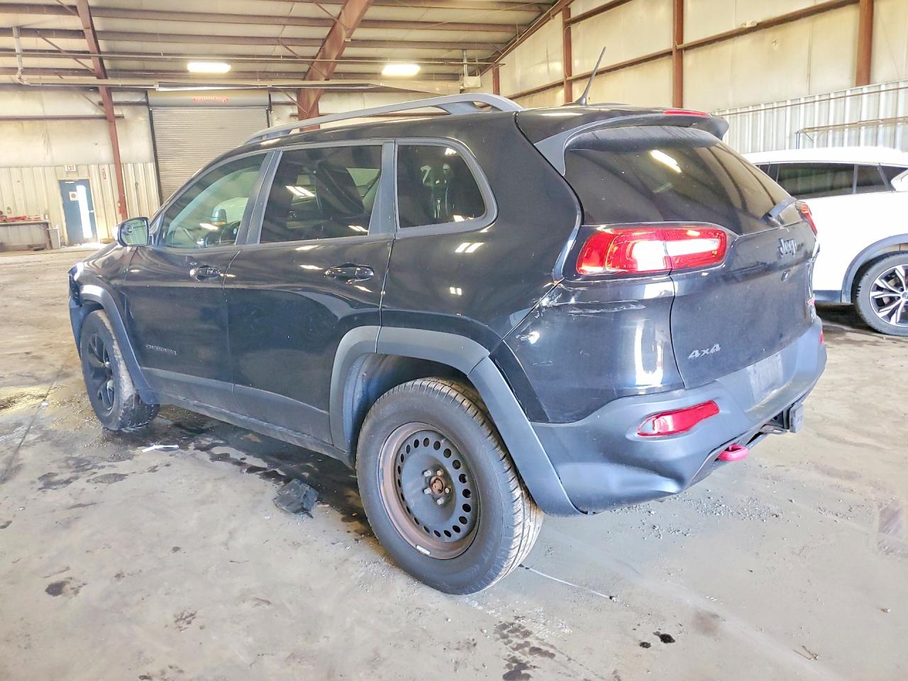 2015 Jeep Cherokee Trailhawk Black vin: 1C4PJMBS4FW647279