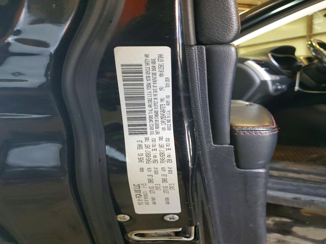 2015 Jeep Cherokee Trailhawk Black vin: 1C4PJMBS4FW647279