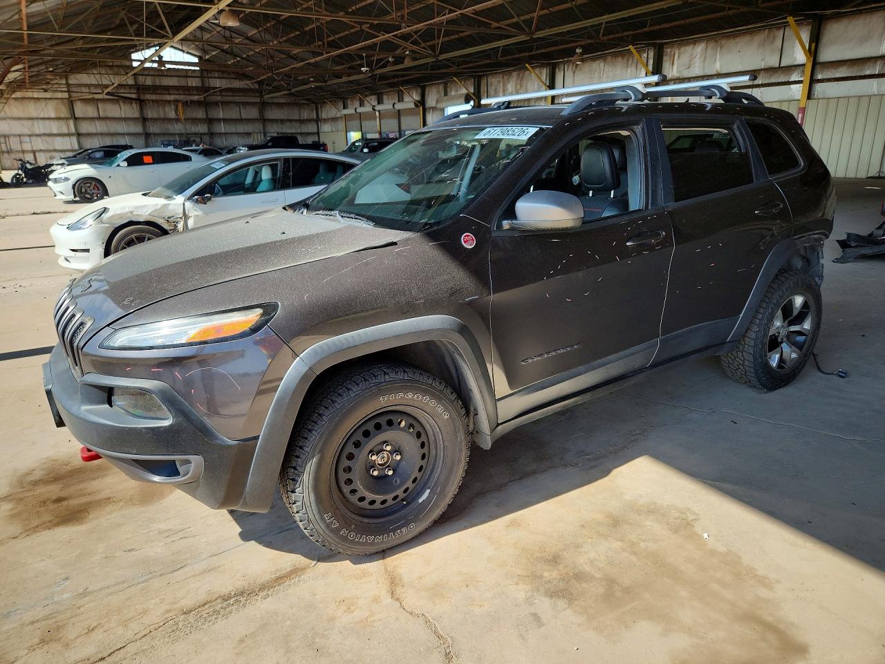 2015 Jeep Cherokee Trailhawk Угольный vin: 1C4PJMBS4FW651607